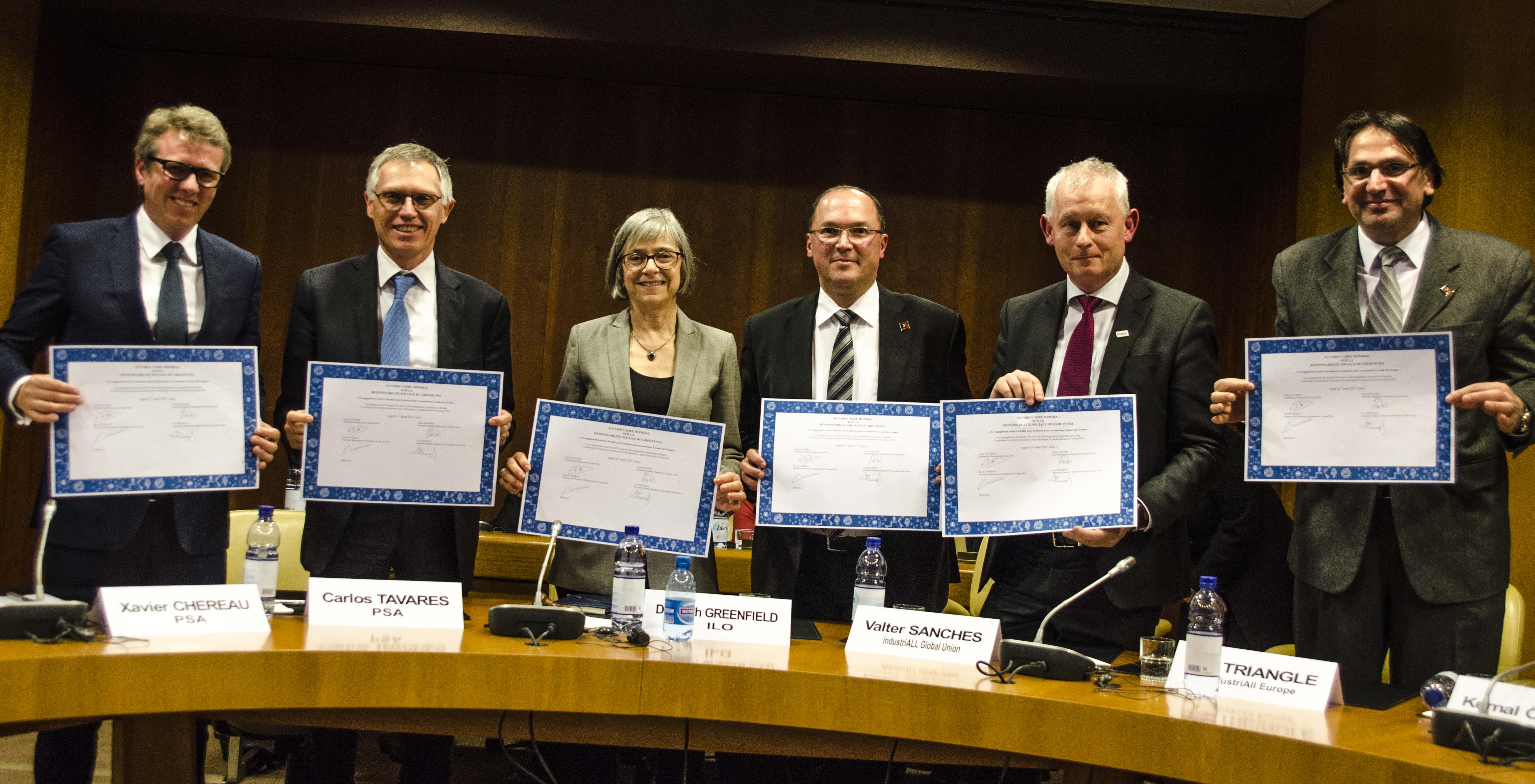 IndustriALL signs new global agreement with the PSA Group