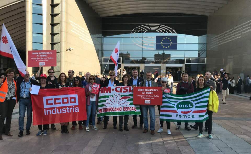 PRESS RELEASE: Trade union and worker representatives from all over Europe rally in Brussels to claim more democracy in the workplace
