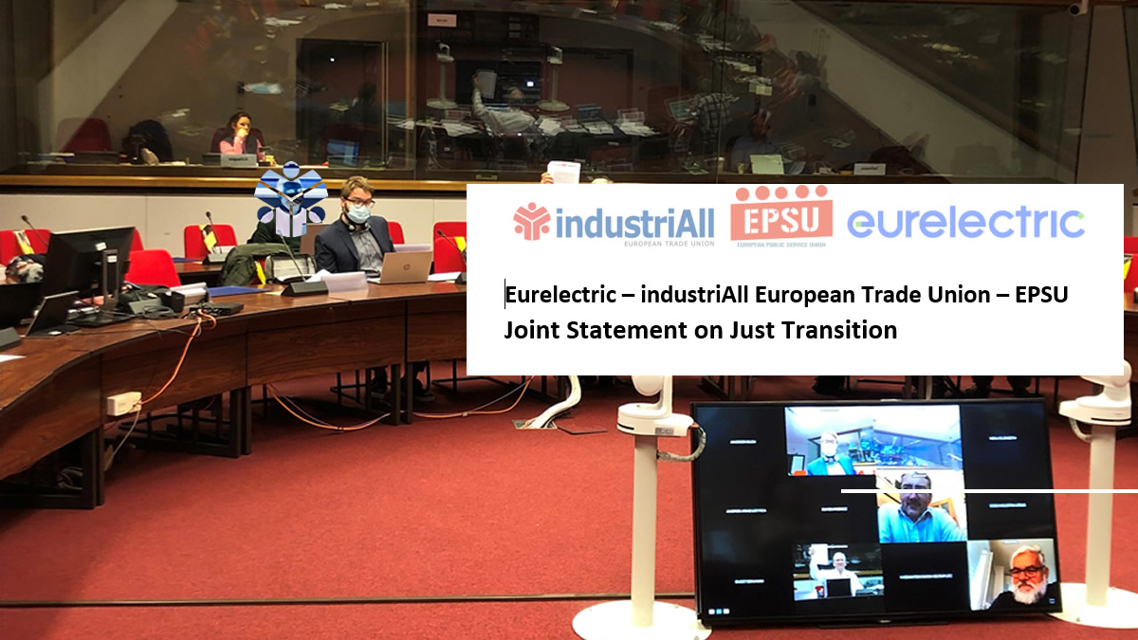 Joint statement on Just Transition in the Electricity Sector
