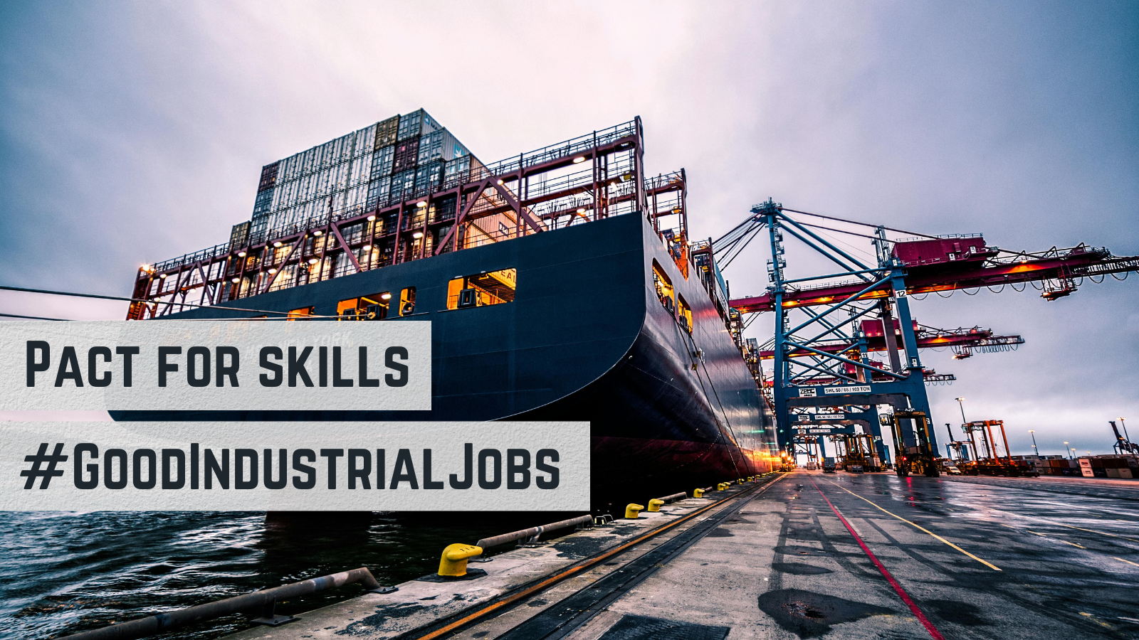 A skilled workforce is a cornerstone of the European maritime industrial strategy